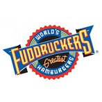 Fuddruckers logo with red circle design